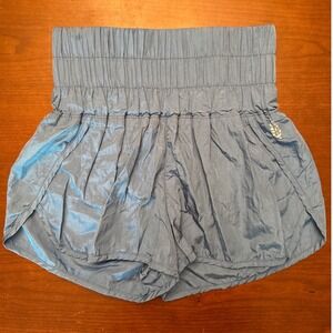 FP Free People movement shorts The Way Home XS high rise waist royal blue